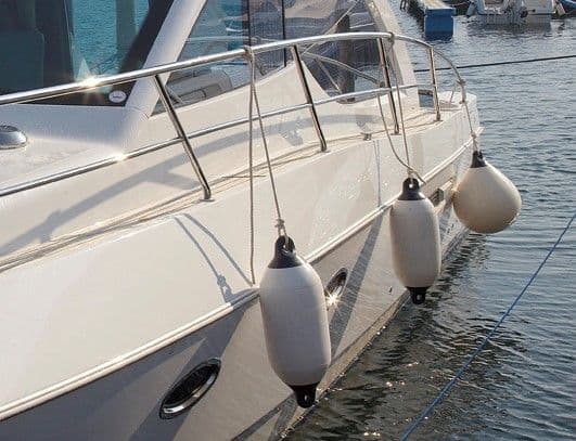Klotfender Dan-Fender Heavy Duty B50, Ø40.5 cm, svart