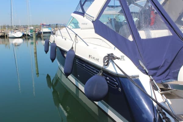 Fenderskydd till cylinderfender Dan-Fender, 94 cm x Ø25 cm (Dan-Fender 1035), marinblå