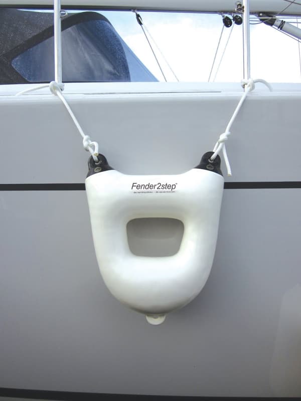 Stegfender Dan-Fender FenderStep 1522, 2 steg, 56 x 45 cm, vit