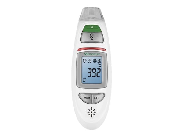 Medisana TM 750, Kosketus, Valkoinen, Korva, Otsa, Suu, Peräsuoli, °C, °F, 0 - 100 °C, 30 entries