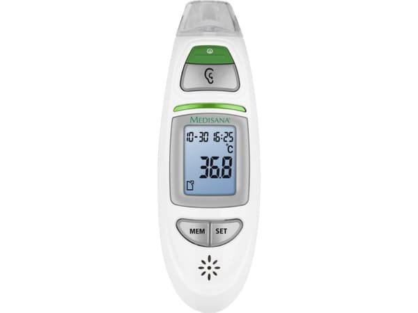 Medisana TM 750, Kosketus, Valkoinen, Korva, Otsa, Suu, Peräsuoli, °C, °F, 0 - 100 °C, 30 entries