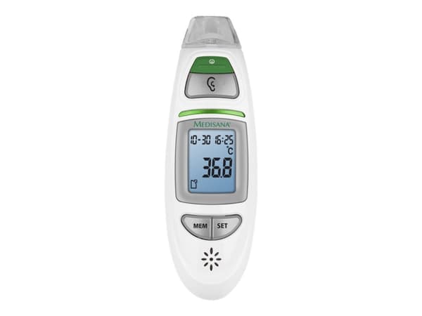 Medisana TM 750, Kosketus, Valkoinen, Korva, Otsa, Suu, Peräsuoli, °C, °F, 0 - 100 °C, 30 entries