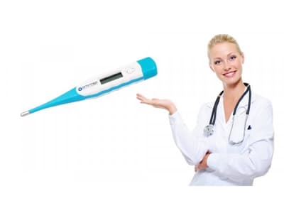 !Digital thermometer ORO-MED FLEXI BLUE