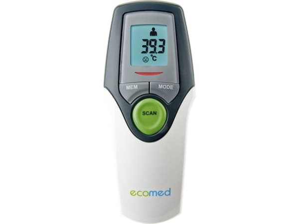 Medisana TM-65E, Etätunnistus, Kainalo, °C, °F, 0,2 °C, 36 - 39 °C, LCD