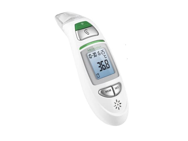 Medisana TM 750, Kosketus, Valkoinen, Korva, Otsa, Suu, Peräsuoli, °C, °F, 0 - 100 °C, 30 entries