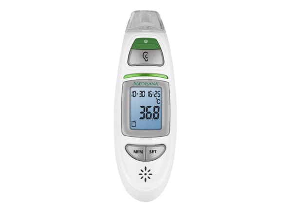 Medisana TM 750, Kosketus, Valkoinen, Korva, Otsa, Suu, Peräsuoli, °C, °F, 0 - 100 °C, 30 entries