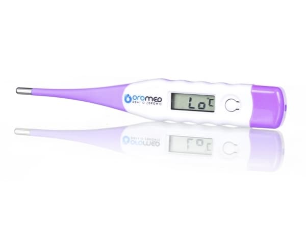 Oromed Oro Flexi, Kontakttermometer, Fiolett, Muntlig, Rektal, Underarm, °C, Kroppstemperatur, 32 - 42,9 °C