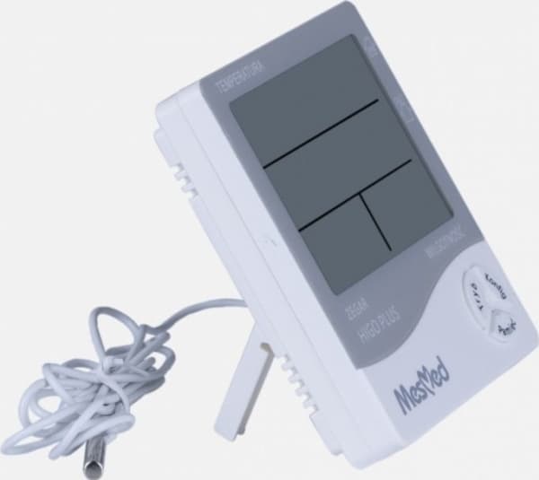 Hygrometer MM-778 Higo Plus med fukcją termoteru i zegara