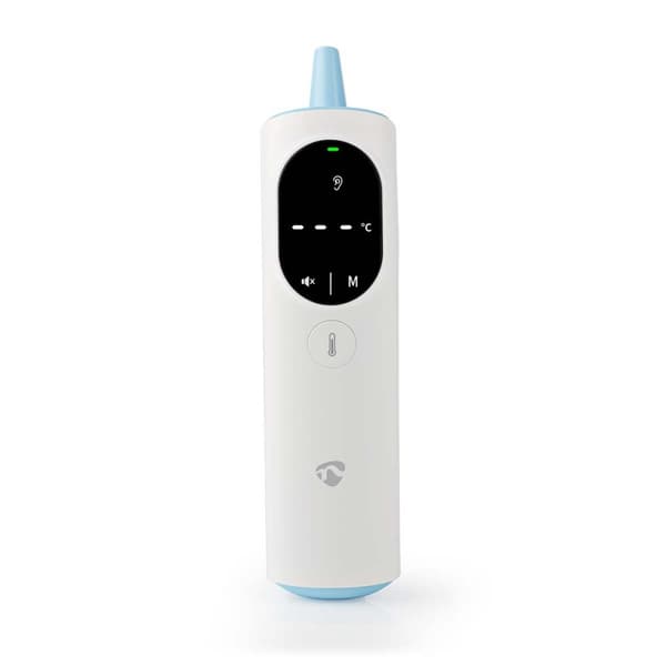 Nedis SmartLife Infrarødt Termometer | LED Display | Øre / Pande | Hvid