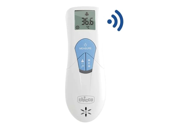 Chicco 00009222000000, Kaukolämpömittari, Sininen, Valkoinen, Kainalo, Painikkeet, °C,°F, LCD