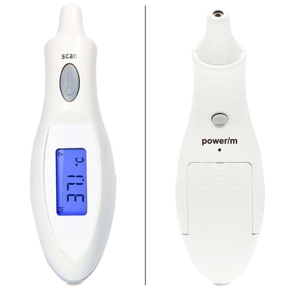 Alecto BC-27 Infrarødt øretermometer hvit