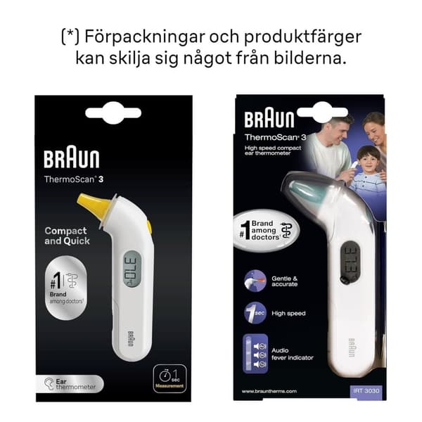 Braun ThermoScan 3 Korvakuumemittari Infrapunateknologialla