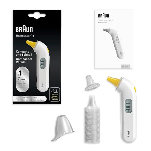 Braun ThermoScan 3 Örontermometer med Infraröd Teknik