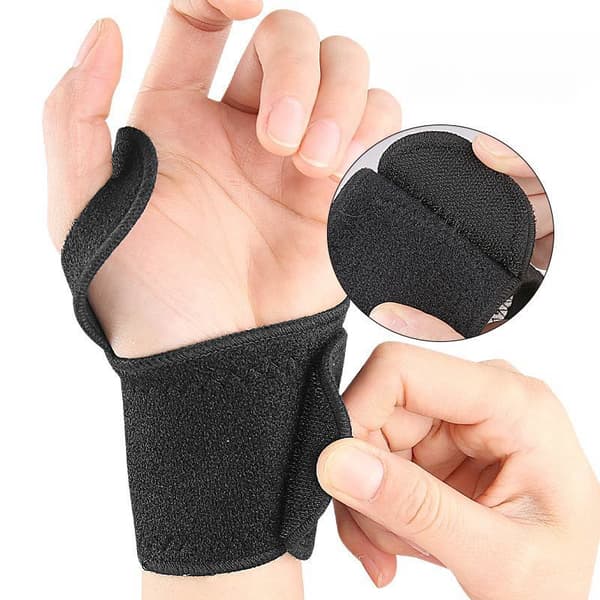 Handledsstöd med Magneter Svart