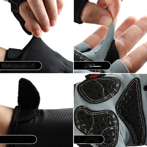 INF Miesten Half Finger Fitness -käsineet