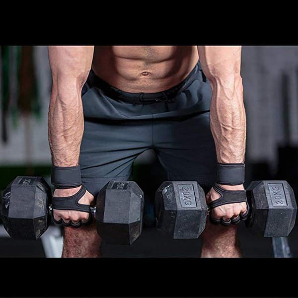 INF Sport Half Finger Handsker - Sort
