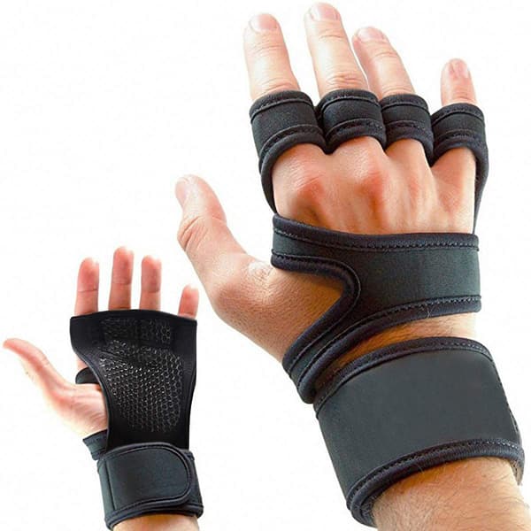INF Sport Half Finger Handsker - Sort
