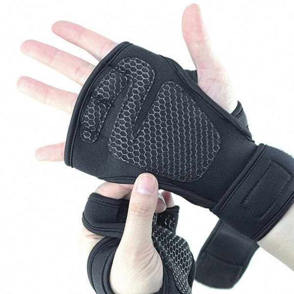 INF Sport Half Finger Handsker - Sort 0