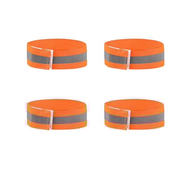 INF Reflekterande armband - förbättrad synlighet för nattsäkerhet (4-pack)