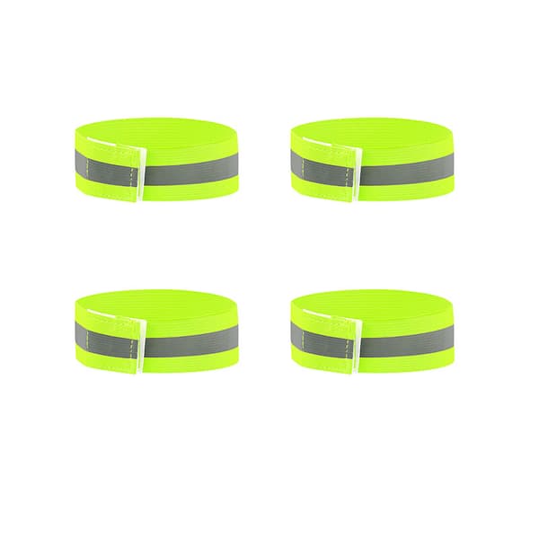 INF Reflekterende armbånd - forbedret synlighed for nattesikkerhed (4 pakke) 0
