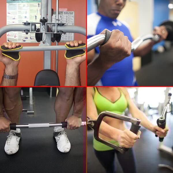 INF Anti-halk fitnesshandskar 2-pack