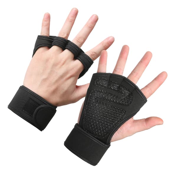 INF Sorte XL Sports Cykelhandsker: Solbeskyttelse & Touchscreen L