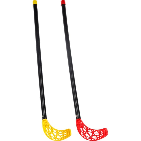 Hockeyklubba Uni x2 röd/gul