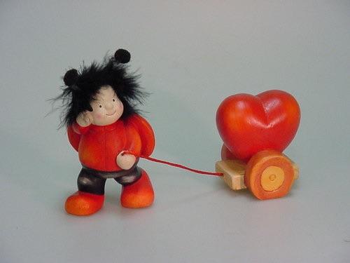 Figur Nyckelpiga med vagn 24-pack