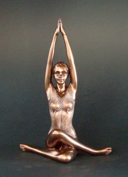 Statyett: Body Talk Yoga - Surya Namaskar (Solhälsning) 19 cm