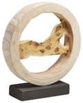 Miniatyrbild 8 av 10: Dekorativ Skulptur Ljus Granved Handgjord Naturlig Abstrakt Konst