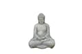 Miniatyrbild 1 av 5: Utomhusdekoration, staty av att meditera Buddha - Kothu-in, gjord av gjuten sten, stor