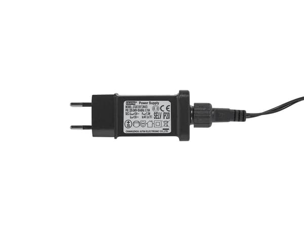 Set av 2 Dekorativa Figurer Svart Metall med LED Ljus Julgranar Hemdekor Modern