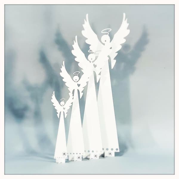 Ängel mini  - VILA vit 26 cm