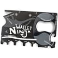 Miniatyrbild 1 av 4: Multifunktionsverktyg - Ninja - Plånbokskort med 18 verktyg - Metall - Svart - Modern design