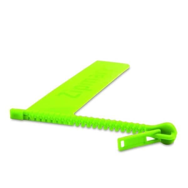 Bokmärke - Design - Dragkedja - Plast - 10x12,5 cm - Blandat