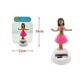 Miniatyrbild 3 av 3: Figur - Hawaiiansk - Solenergi - 10,5 cm - Solenergi - Slumpt färg