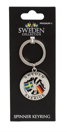 Sverige Souvenir Friendship Nyckelring Sverige/Tyskland