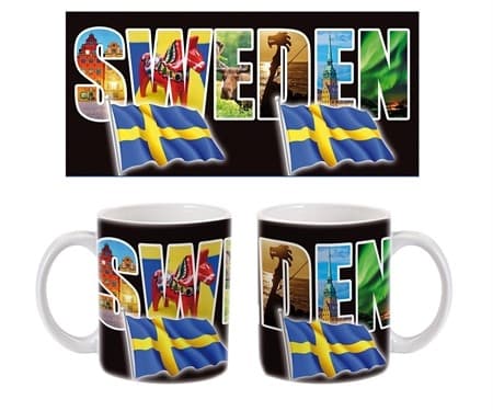 Sweden Souvenir krus, Sverige