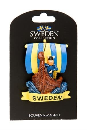 Sweden Souvenir Magnet, Vikingebåd
