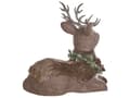 Miniatyrbillede 4 af 5: Dekorativ figur Brun imiteret pels 38 cm Rensdyr Julepynt Dekoration Tilbehør Rustik