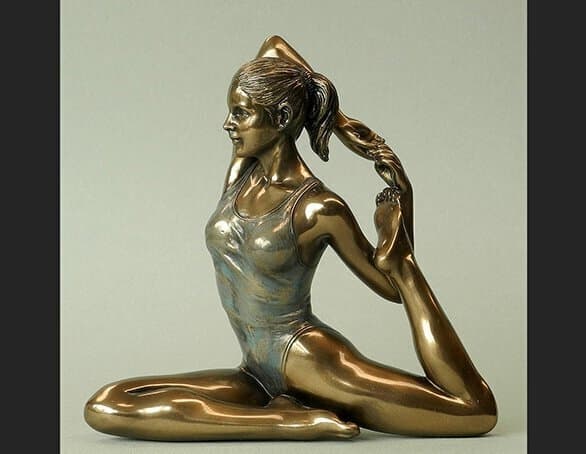 Yoga figurine: Eka Pada Rajahapitasana 13 cm