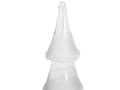 Miniatyrbilde 5 av 6: Sett med 3 Dekorative Juletrær Hvite LED-figurer Glass med LED-belysning Festlig Julepynt til Høytiden