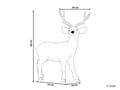 Miniatyrbilde 3 av 6: Dekorativ figur i brun fuskepels Juledekorasjon Reinsdyr 68 cm Stue Innredning