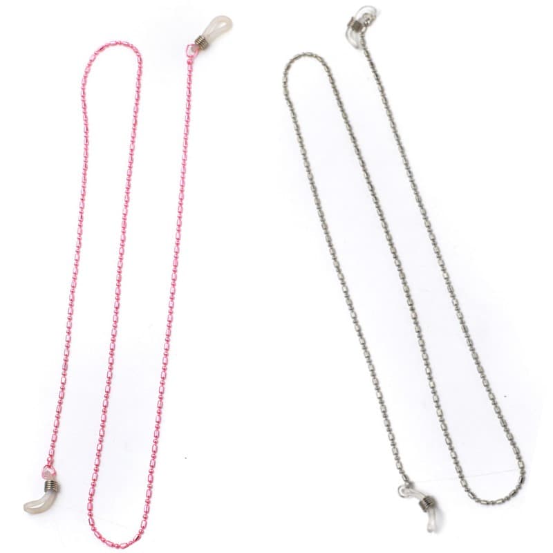 Retro glasögonkedja 2-pack Flerfärgad