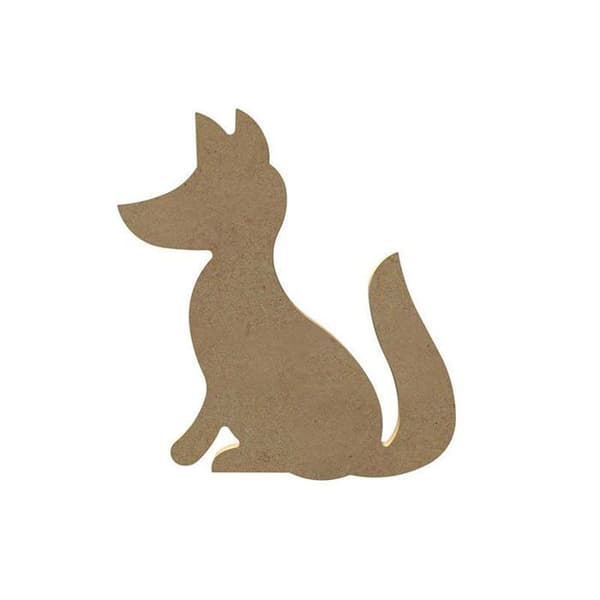 MDF-ren i trä att dekorera - 15 cm