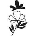 Miniatyrbild 1 av 4: Skärform - Dies - Bra vibbar - Blommor - Exakt skärning - Blommönster - Idealisk för kreativa hobbyer