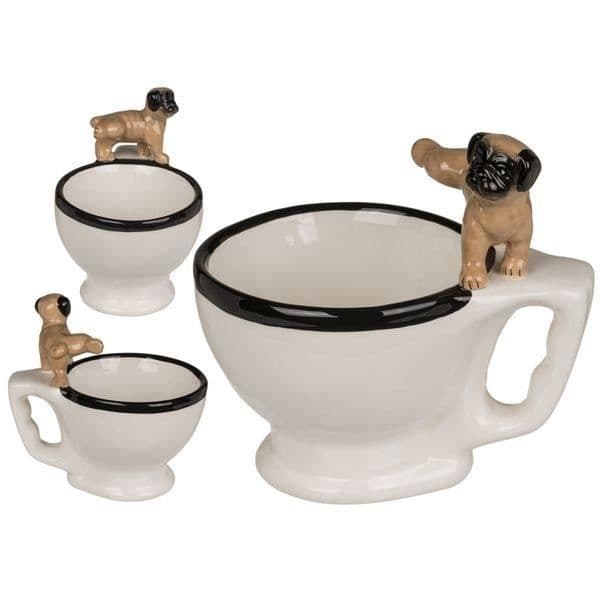 Original toalettskålsmugg med kissande hund