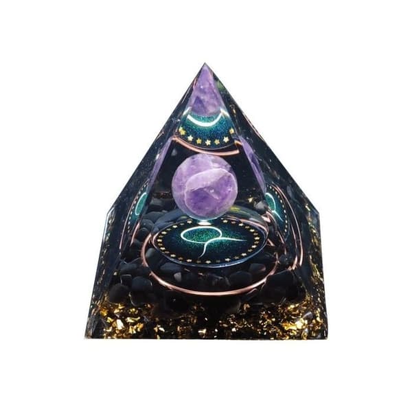 Orgonit Pyramid Ametist Taurus Zodiac Constellation