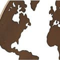 Miniatyrbild 6 av 6: Prydnadsfigur DKD Home Decor Världskarta Svart Koppar Vit 40 x 1 x 40 cm (3 Delar)