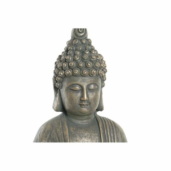 Prydnadsfigur DKD Home Decor 38 x 25 x 43 cm Svart Gyllene Buddha Mörkgrå Orientalisk Modern